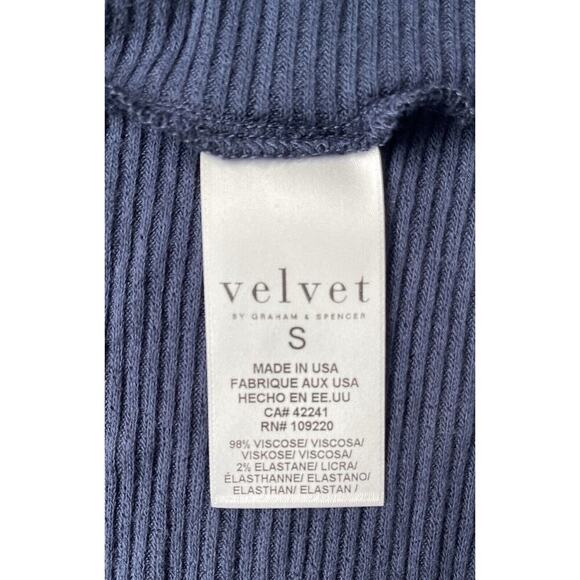 VELVET Navy Marble Textured Stitch Fix Thermal Waffle Cardigan Size S NWOT - Picture 5 of 5